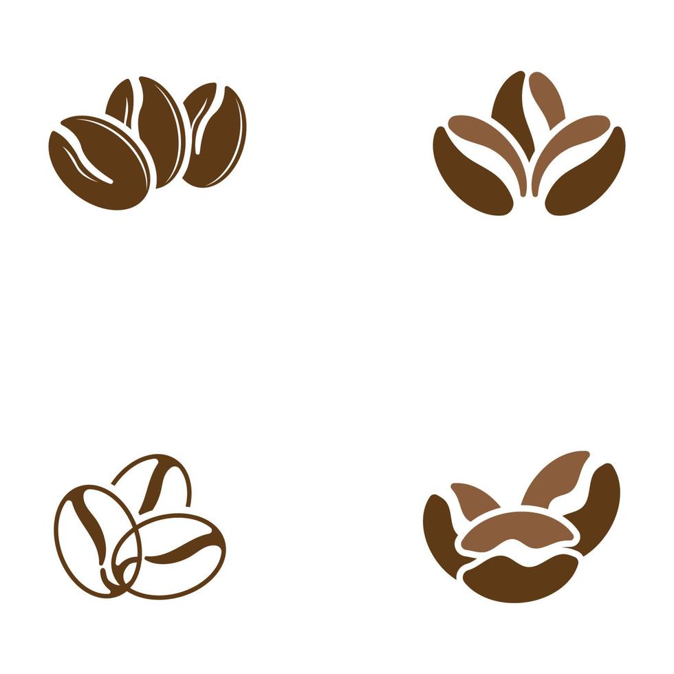 coffee bean icon vector