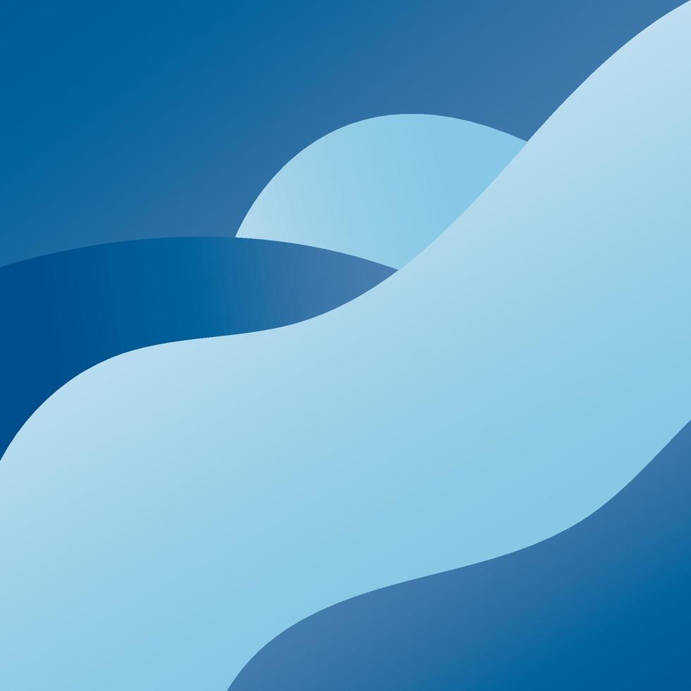 Abstract Water wave design background vector