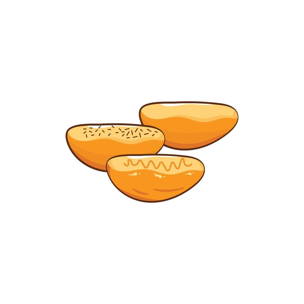 Kue Pukis Illustration Template, Indonesian Traditional Food. vector