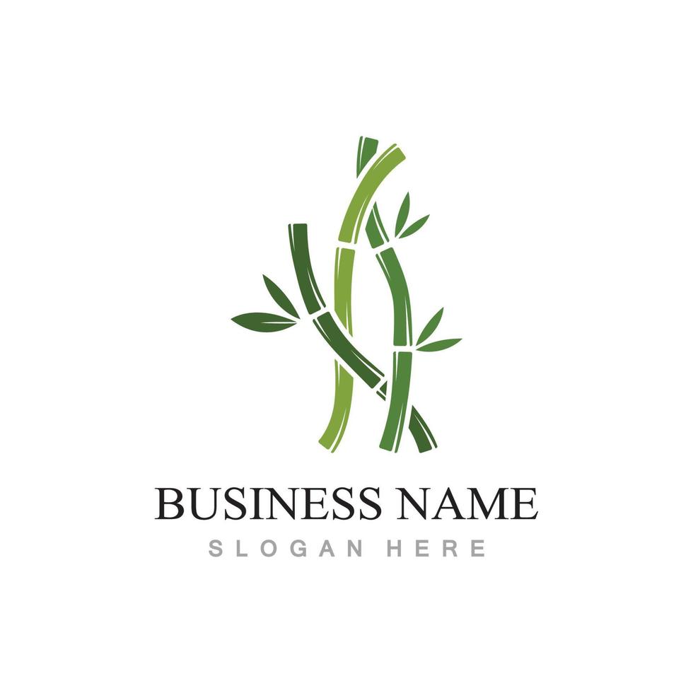 Bamboo Logo Template vector icon