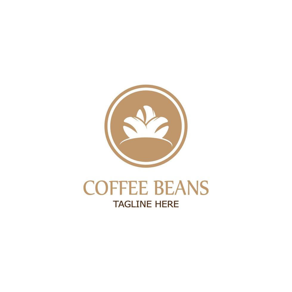 coffee bean icon vector