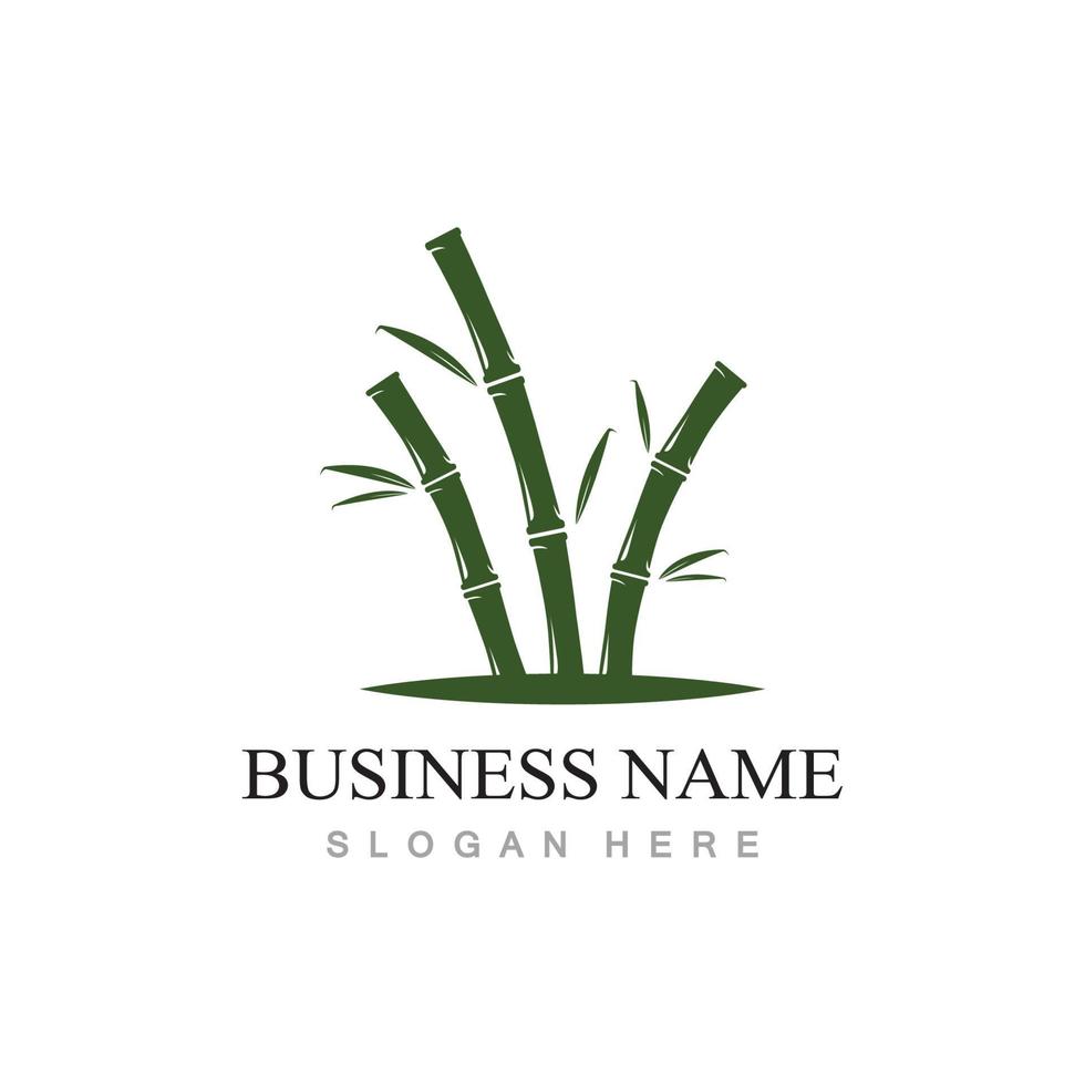 Bamboo Logo Template vector icon