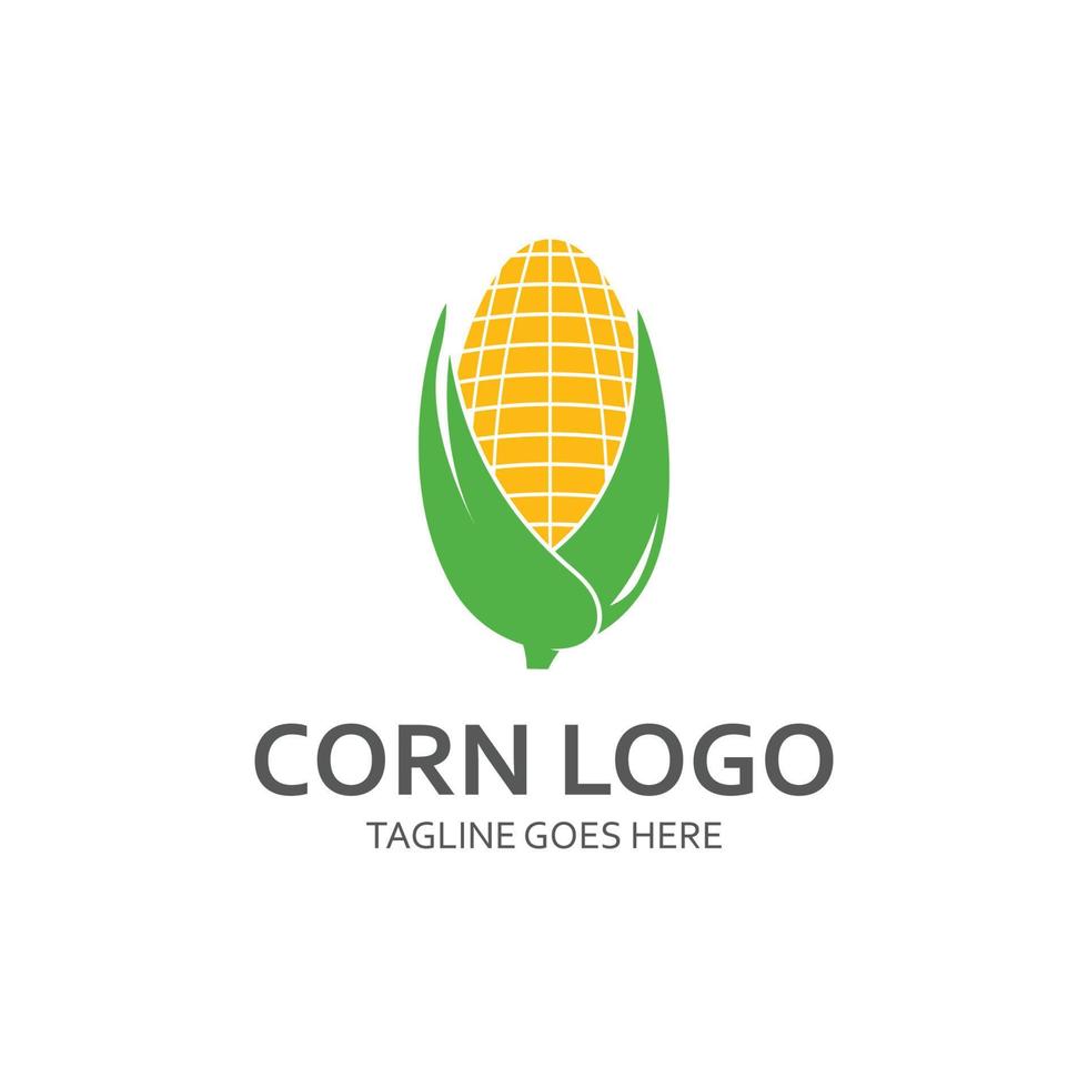 Corn Farm Abstract Design Logo Template. vector