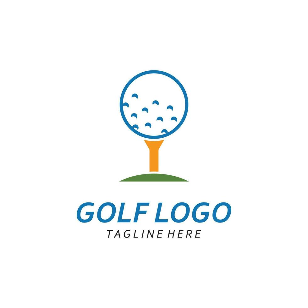 Golf Vector Logo Template. Golf Championship icon.