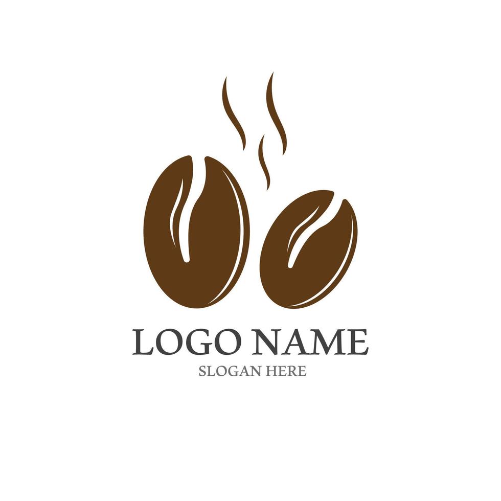 coffee bean icon vector