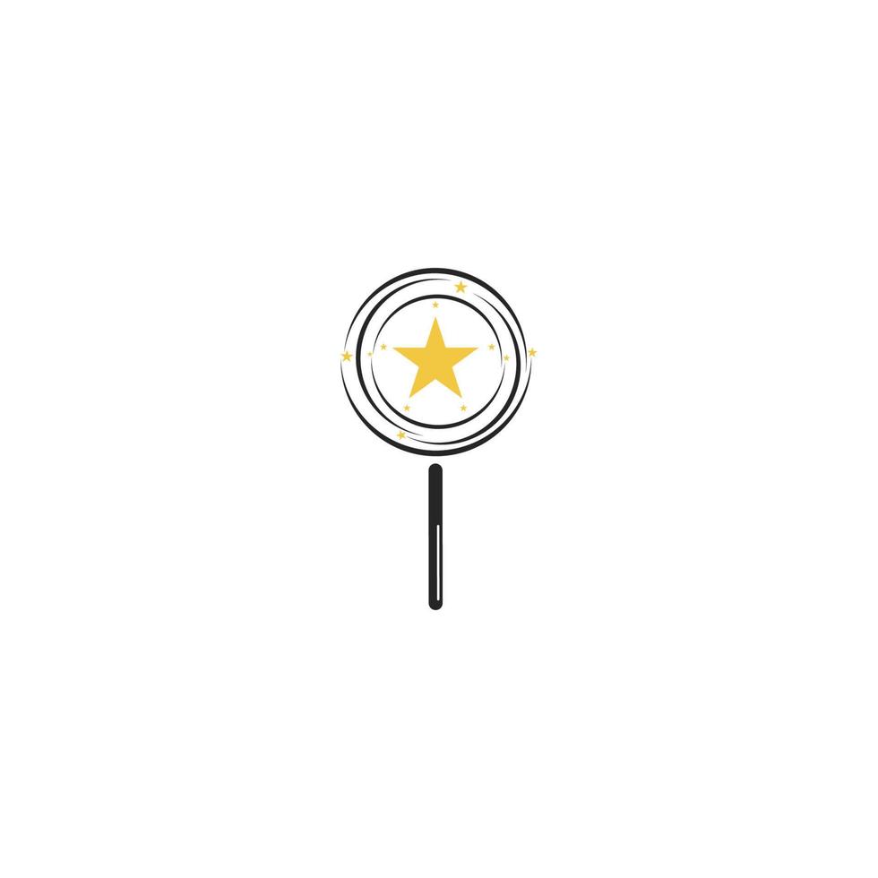 magic wand icon with vector illustration template