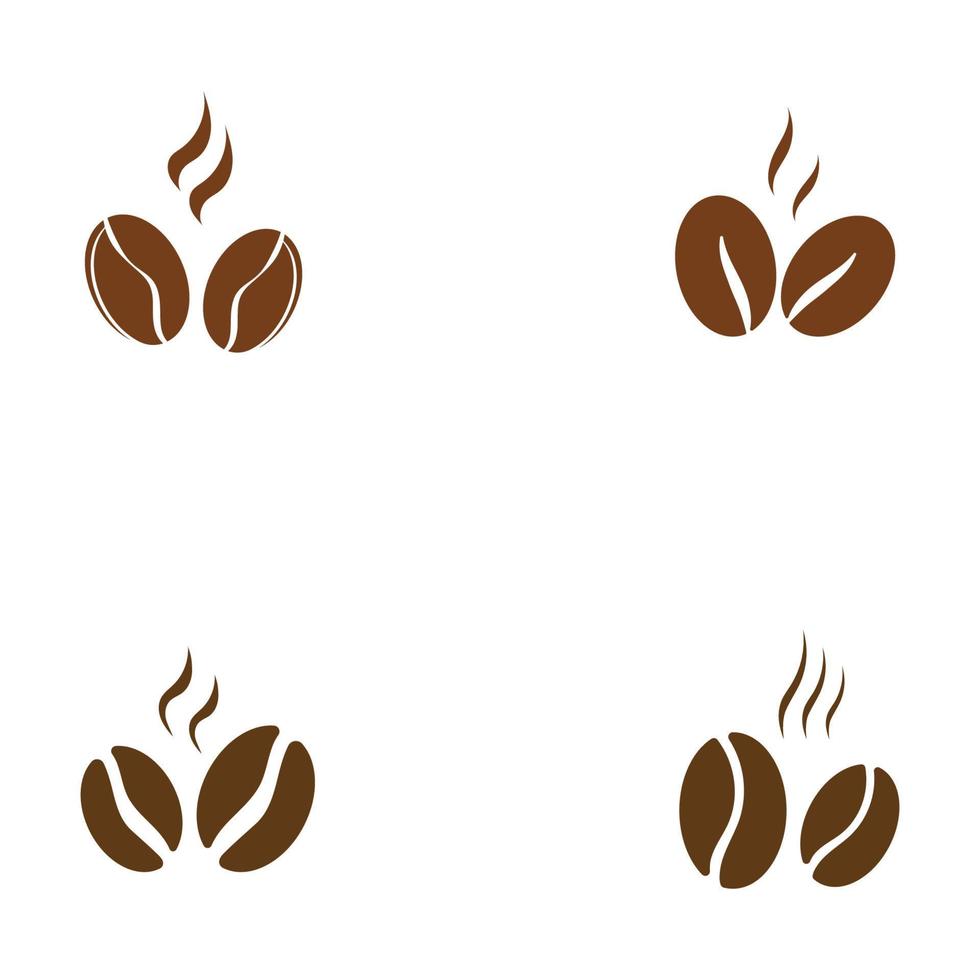 coffee bean icon vector