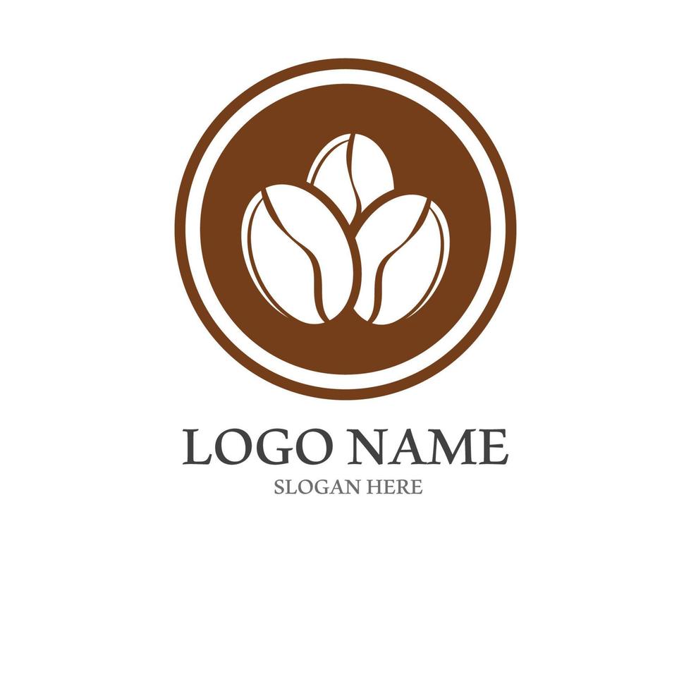 coffee bean icon vector