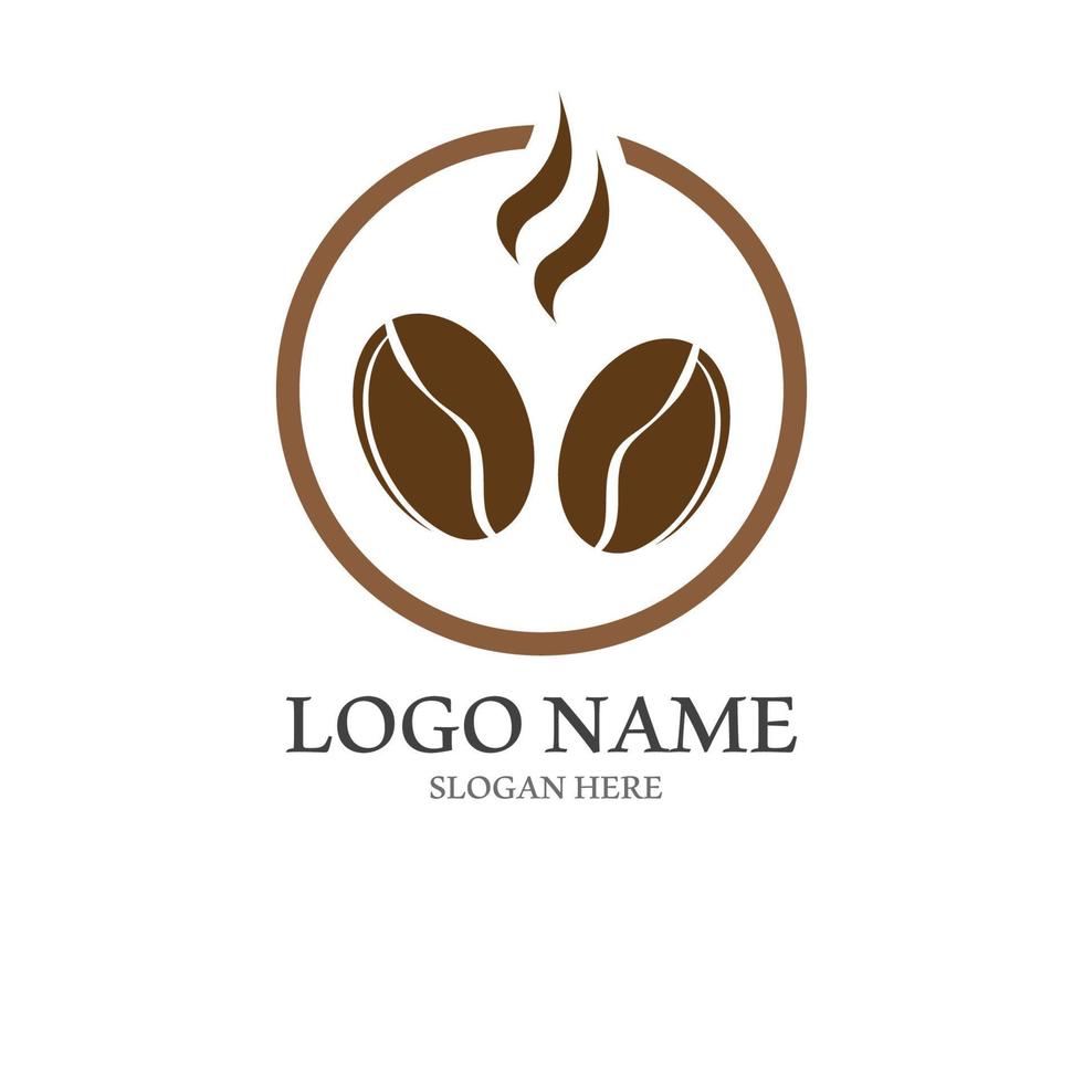 coffee bean icon vector