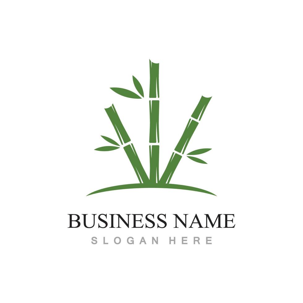 Bamboo Logo Template vector icon