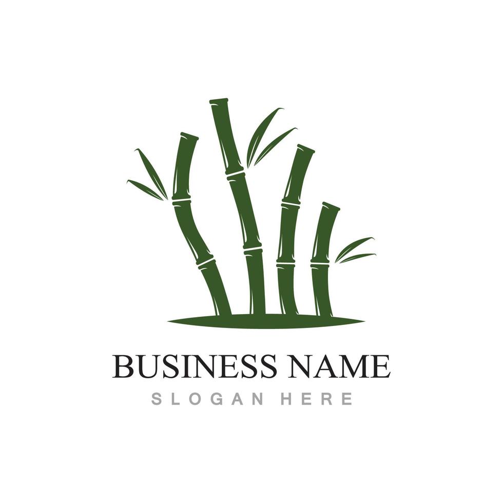 Bamboo Logo Template vector icon