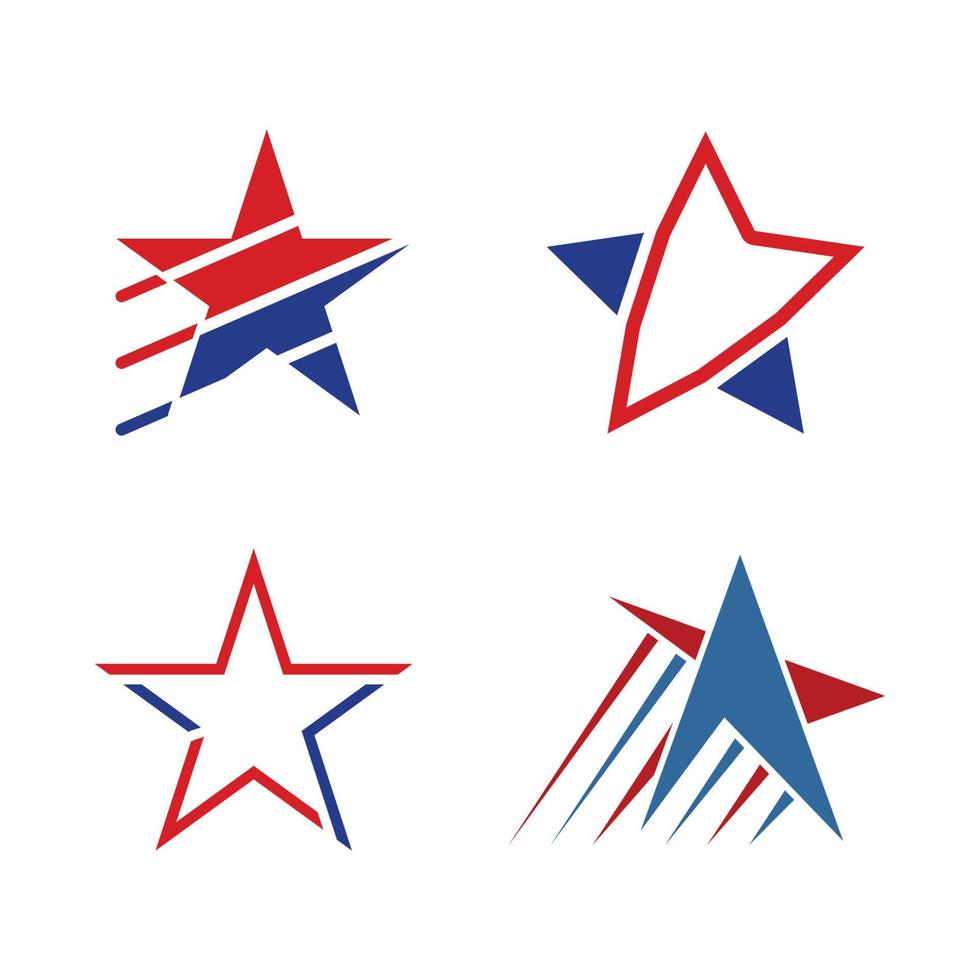 Star icon Template vector