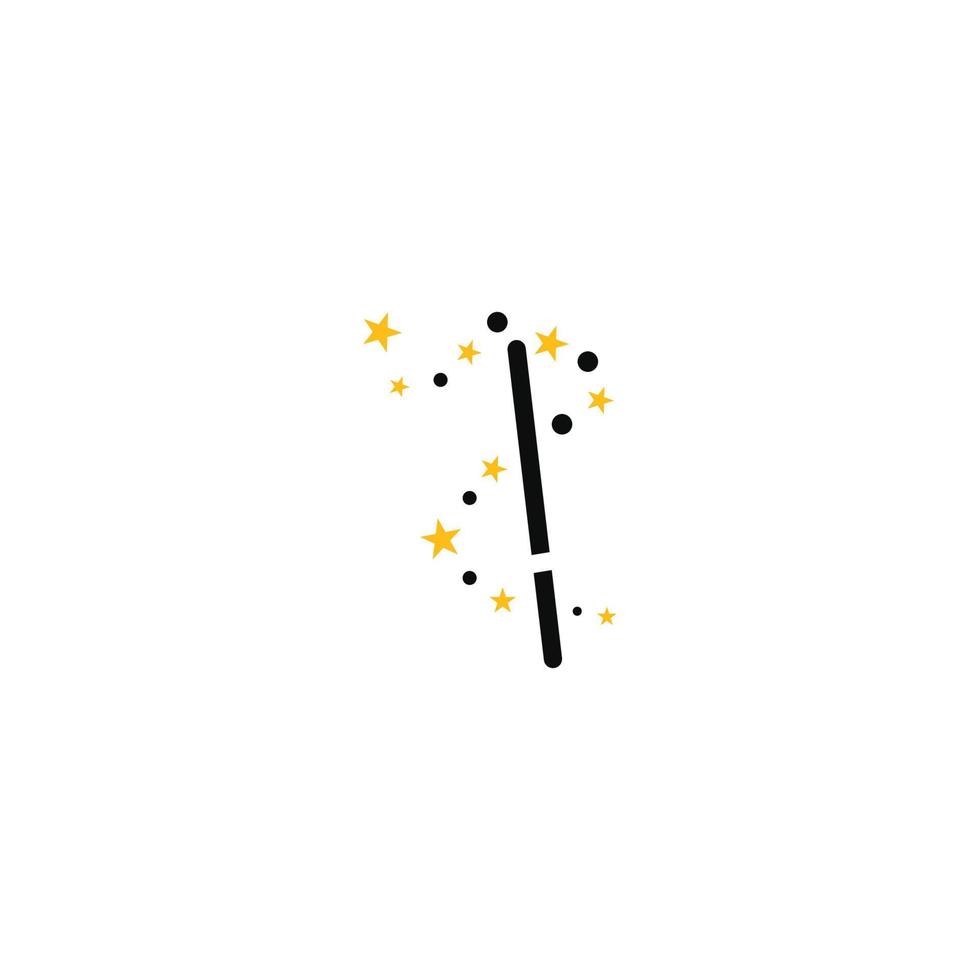 magic wand icon with vector illustration template