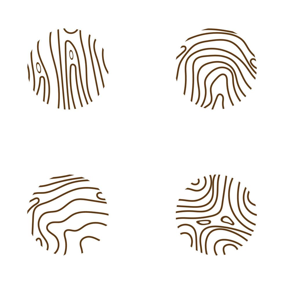 wood logo based design vector template