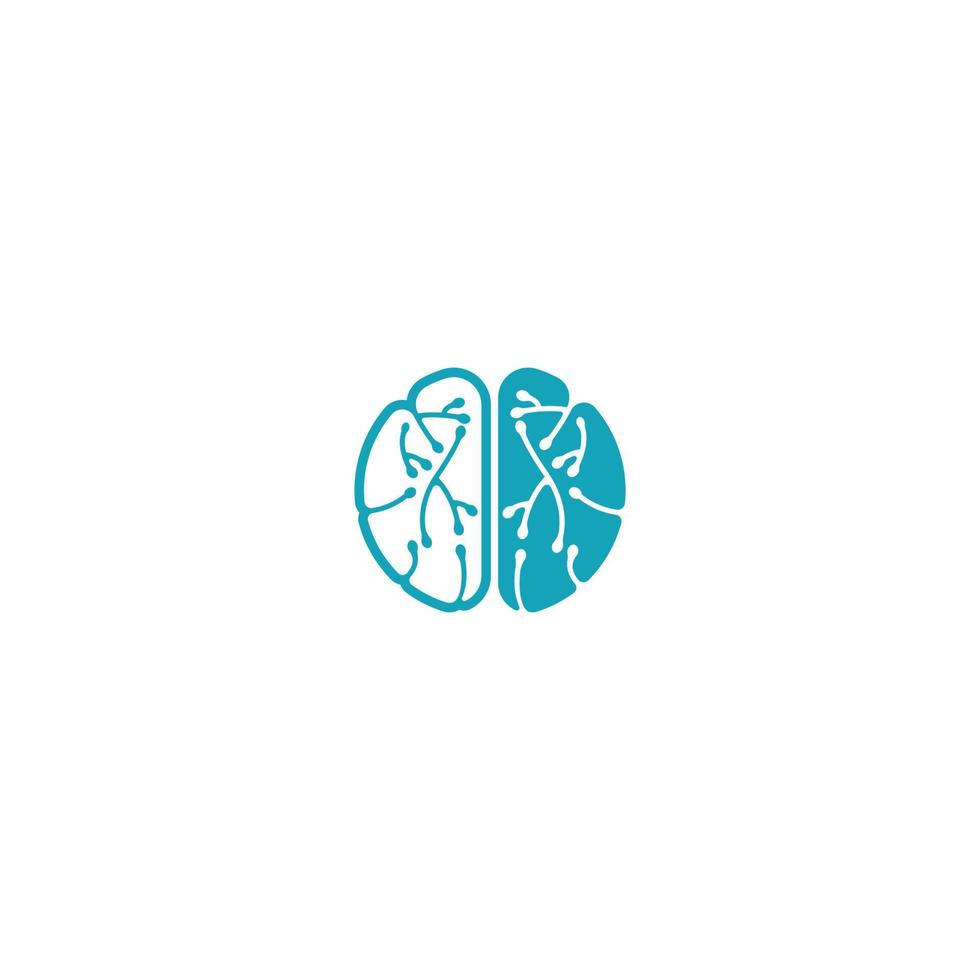 nerve cell logo or neuron logo with vector template