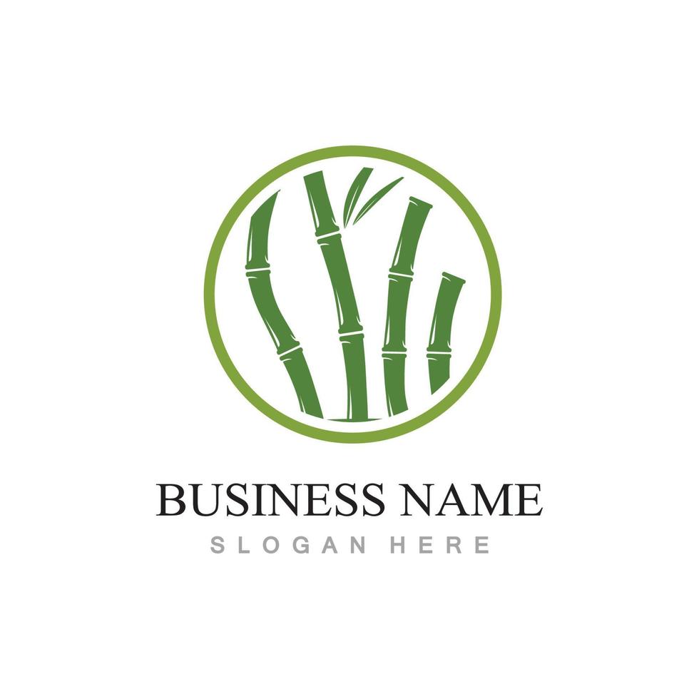 Bamboo Logo Template vector icon