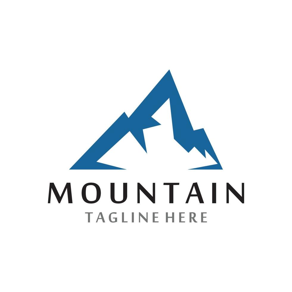 logotipo de icono de montaña vector