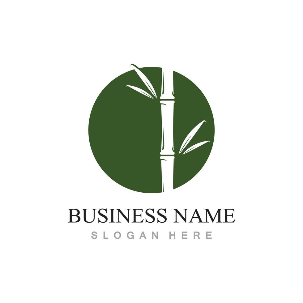 Bamboo Logo Template vector icon