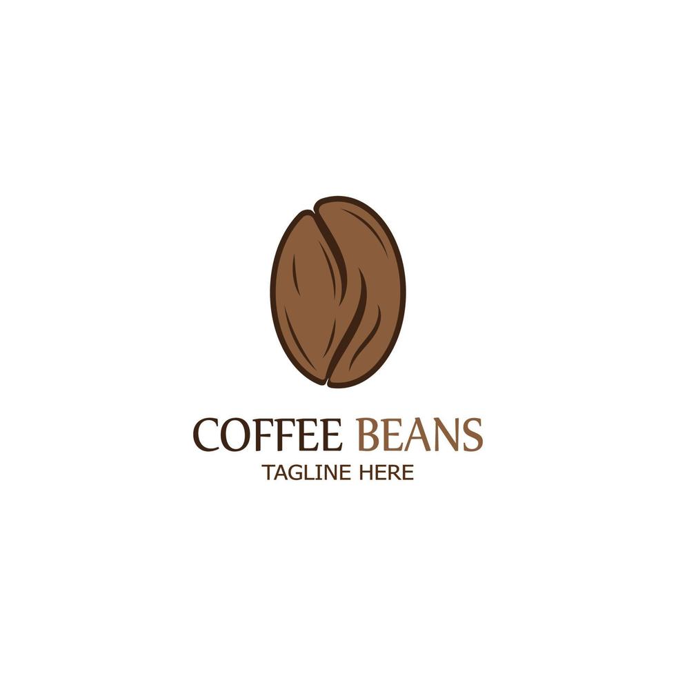 coffee bean icon vector