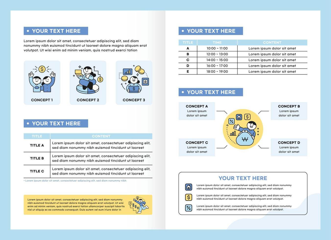 Finanzas y gente, cuentas para casa económico crecimiento, inversión plan gestión. vector información ilustración.