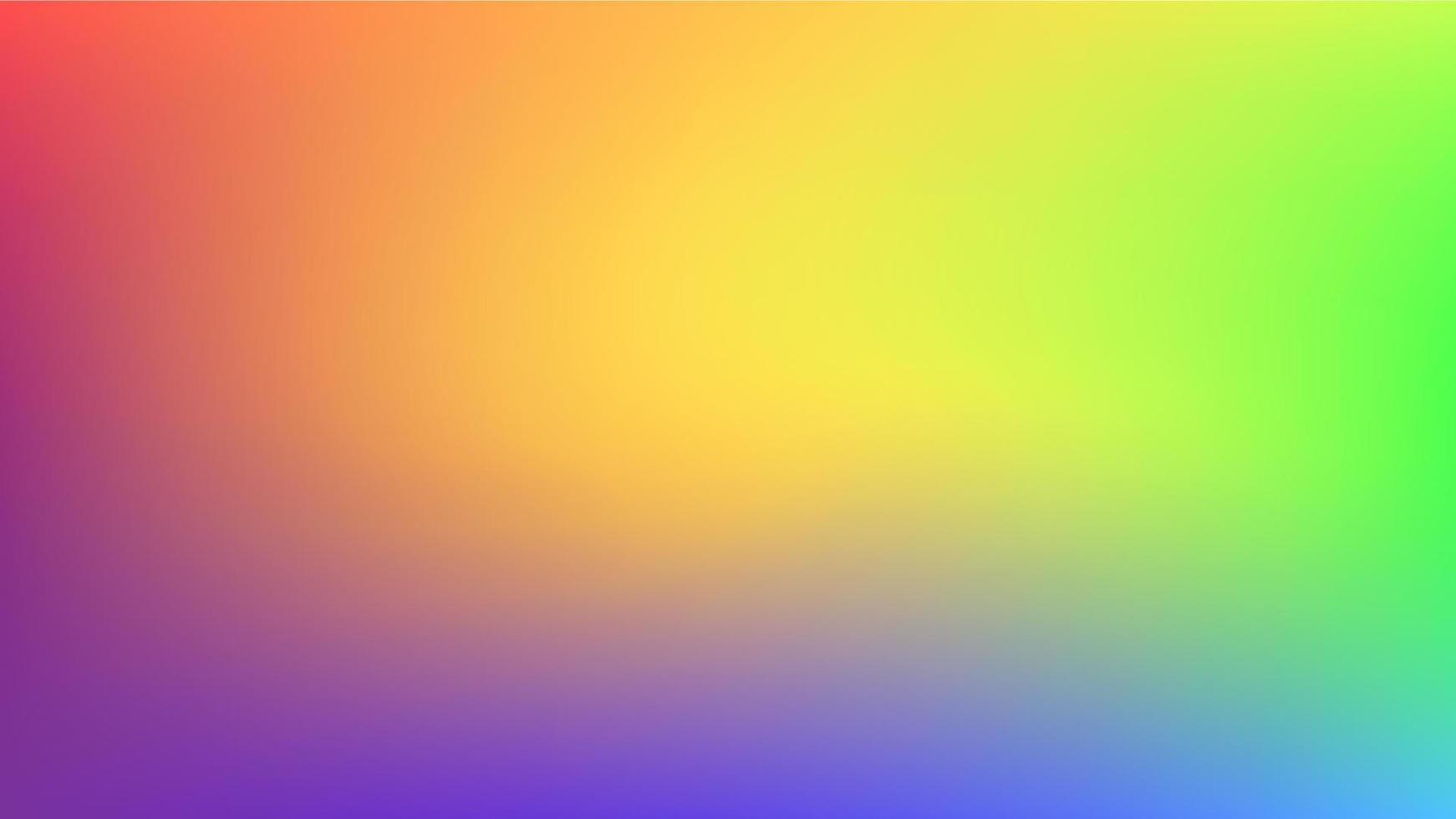 Abstract blurred gradient mesh background. Colorful smooth banner background. Bright rainbow colors blend illustration. Vector