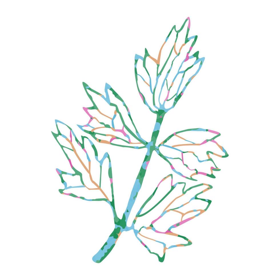 hierba vistoso ilustración vector