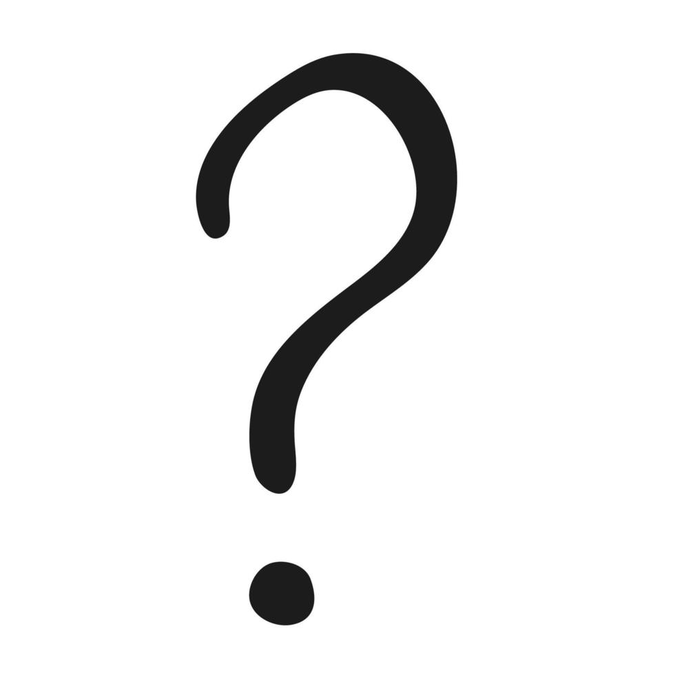 Question Mark Sign vector