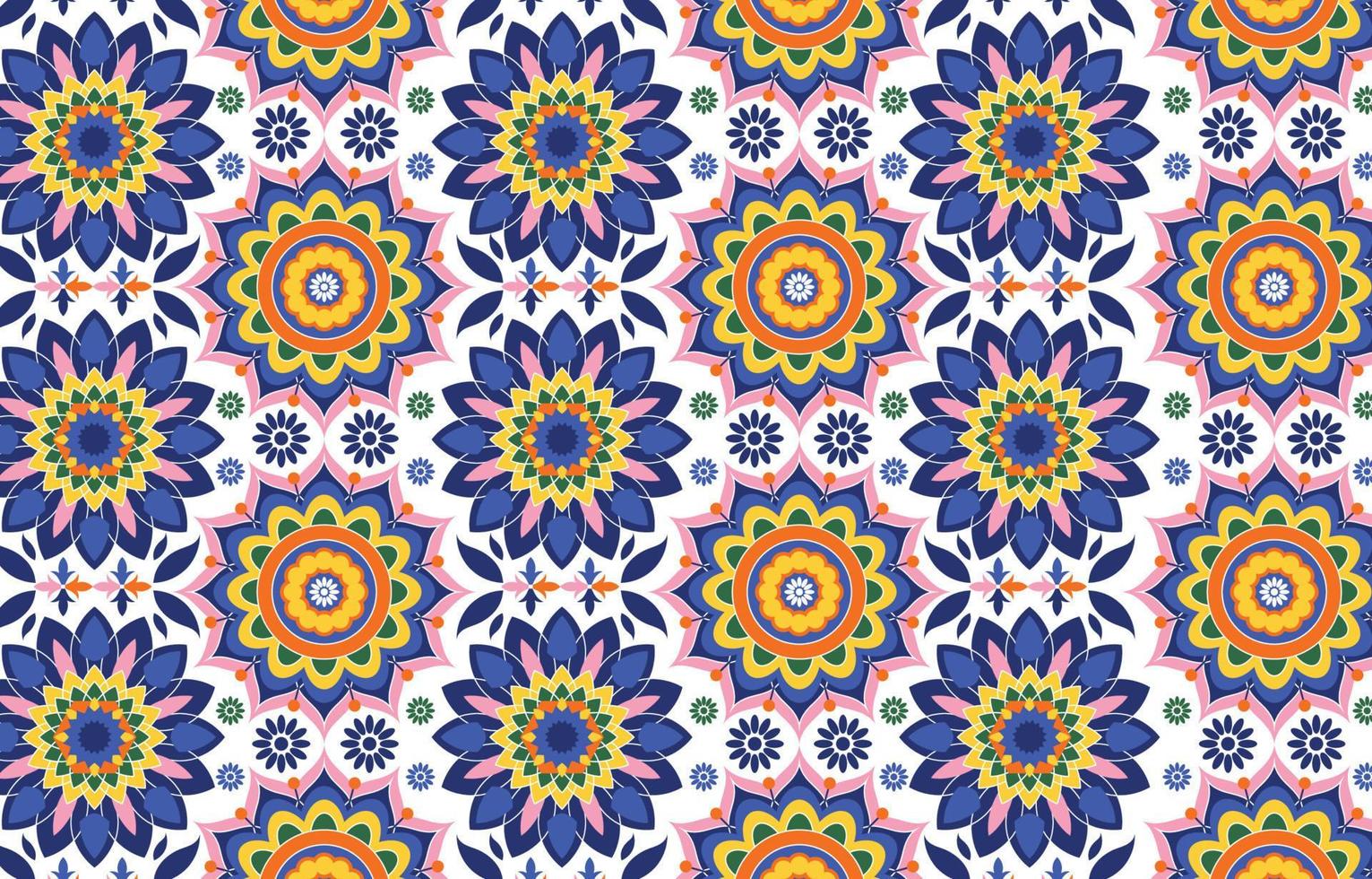 Colorful Eslimi Pattern Background vector