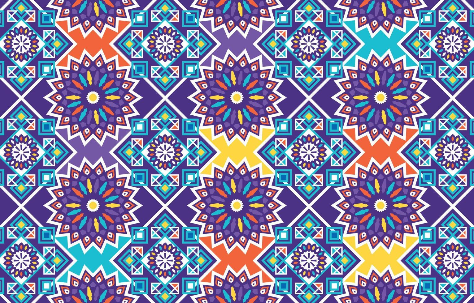 Colorful Eslimi Pattern Background vector