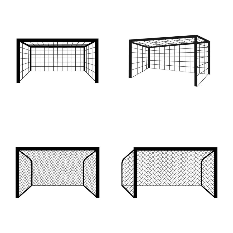 football goal icon vector