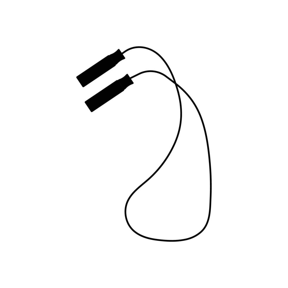 jump rope vector icon