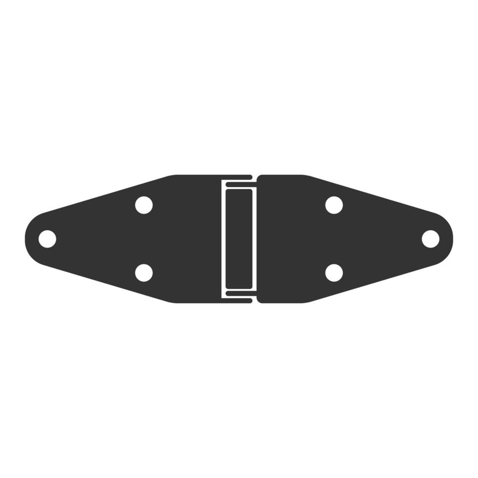 a set of door hinge icons vector