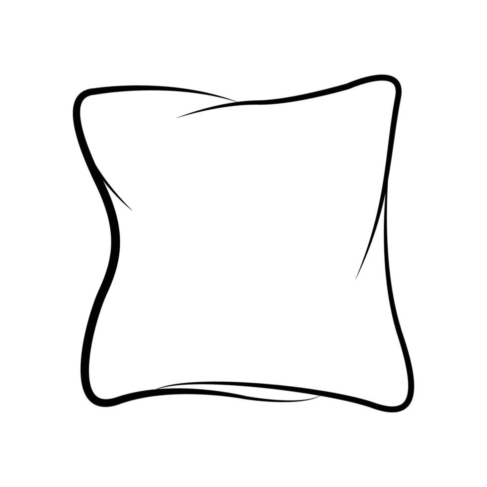 Pillow icon vector