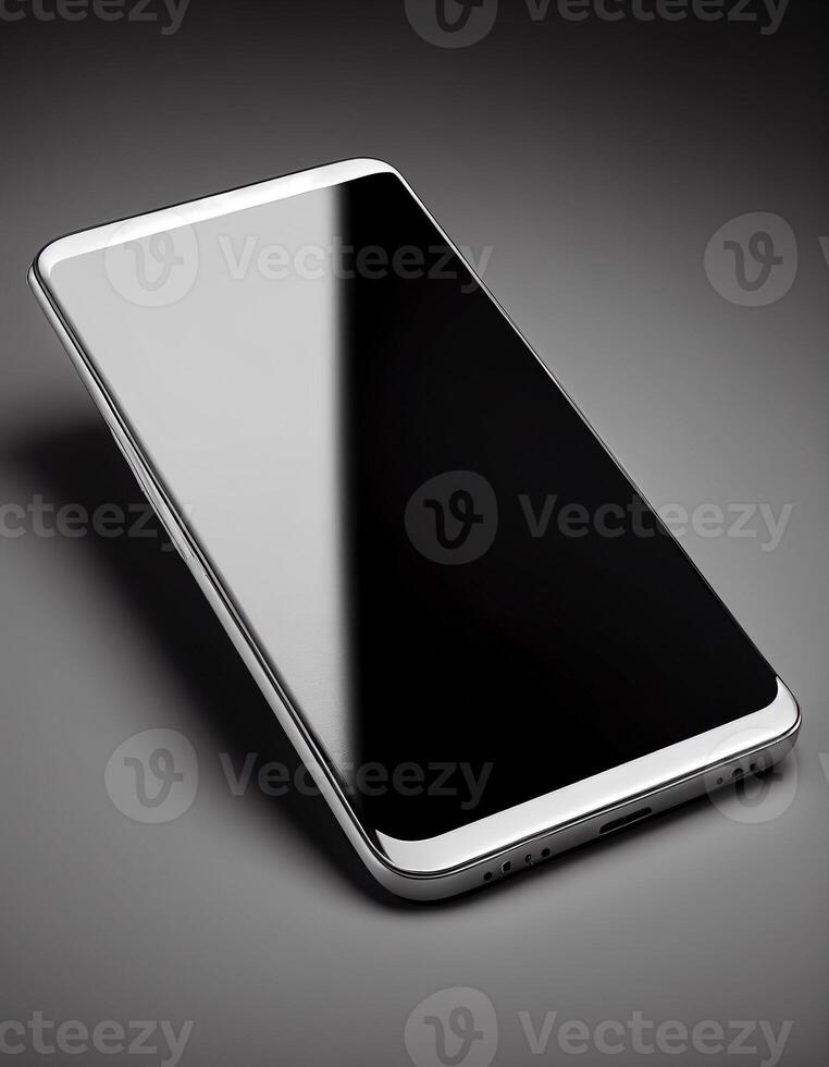 Smarthone mockup, created with photo