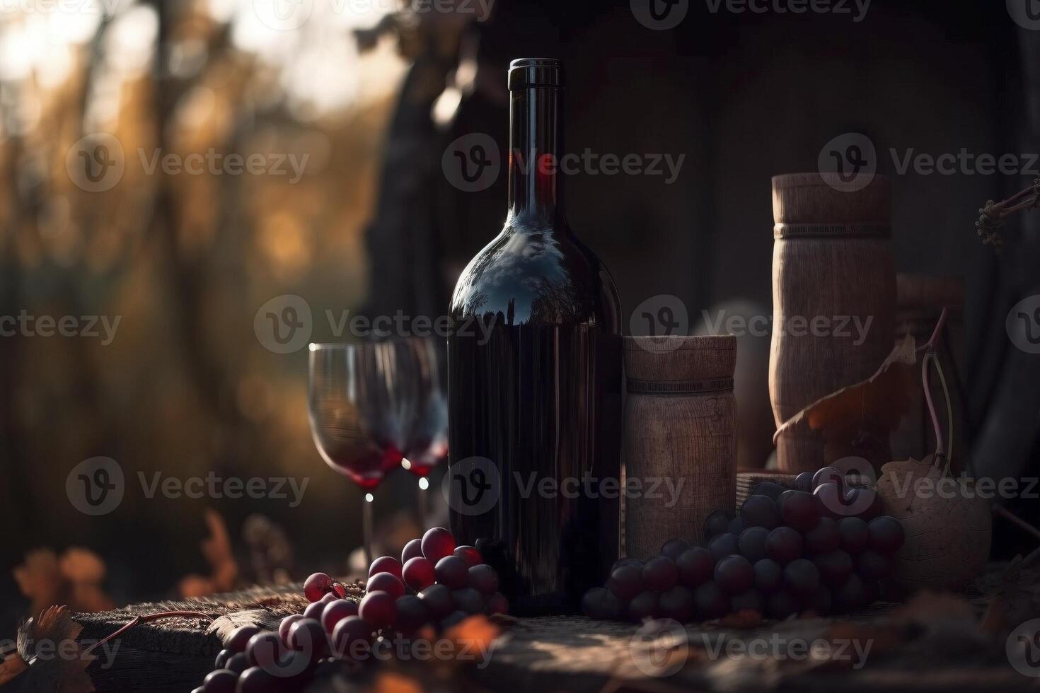 Detail from the winery, created with photo