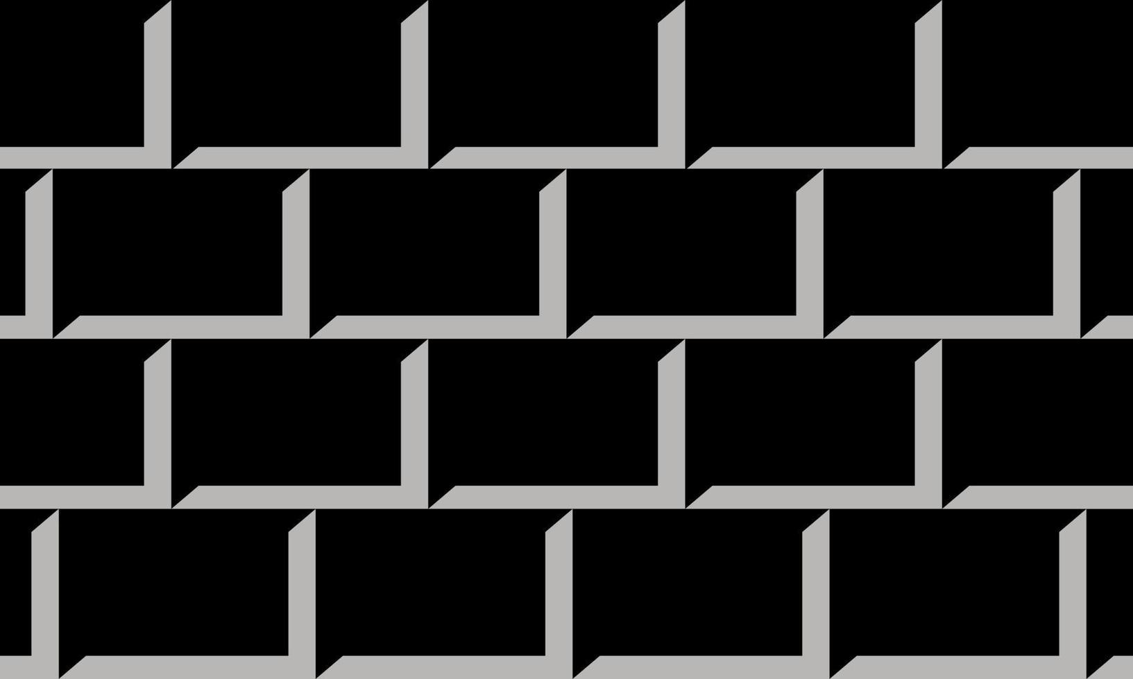 resumen negro antecedentes con cuadrado y geométrico modelo. plano estilo valores vector. vector