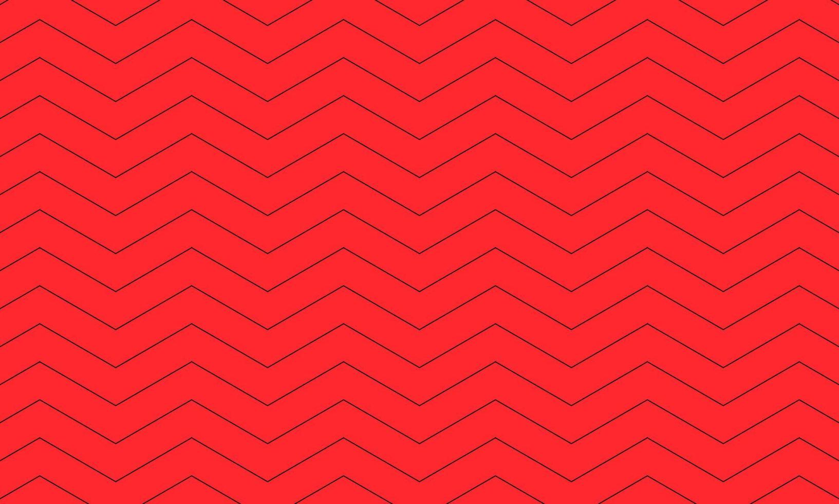 rojo resumen antecedentes con zigzag y sin costura modelo. geométrico estilo valores vector. vector