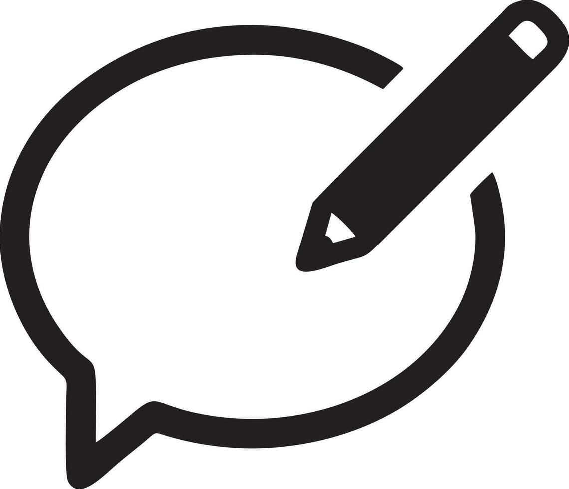 writing pen icon symbol in white background. Illustration of the sign pencil symbol vector image. EPS 10.