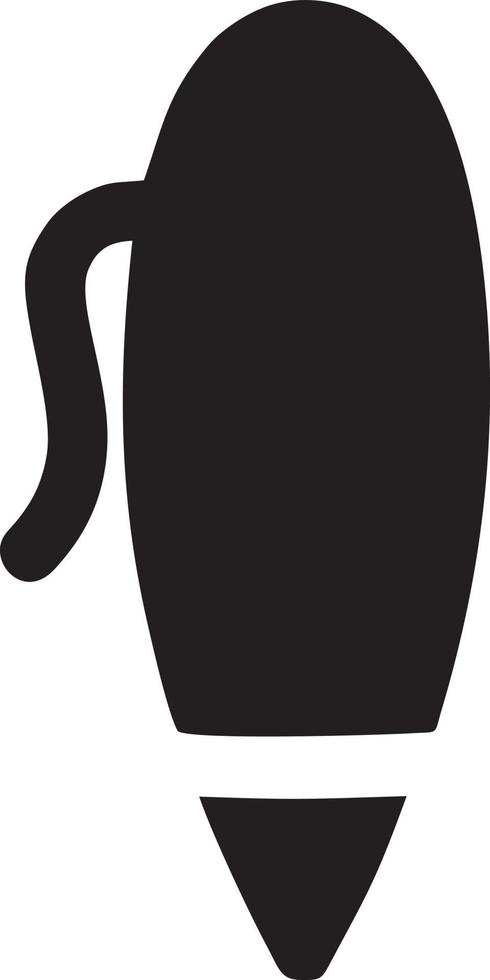 writing pen icon symbol in white background. Illustration of the sign pencil symbol vector image. EPS 10.