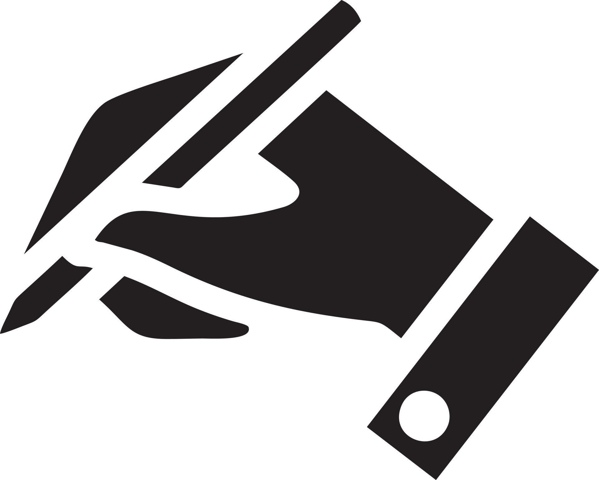 writing pen icon symbol in white background. Illustration of the sign