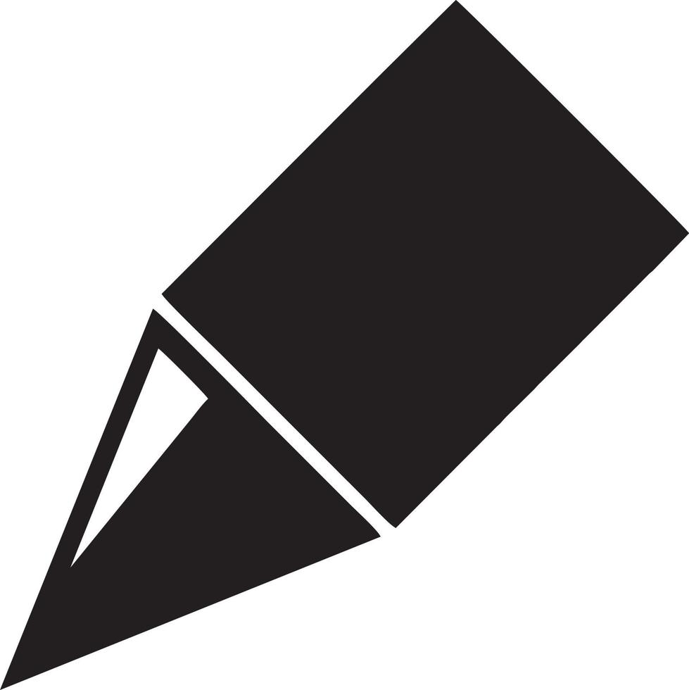writing pen icon symbol in white background. Illustration of the sign pencil symbol vector image. EPS 10.