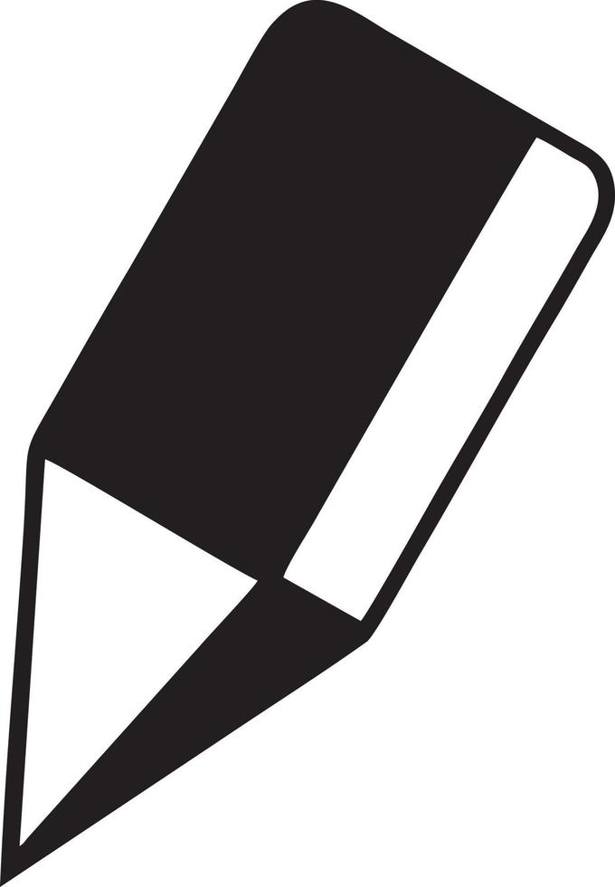 writing pen icon symbol in white background. Illustration of the sign pencil symbol vector image. EPS 10.