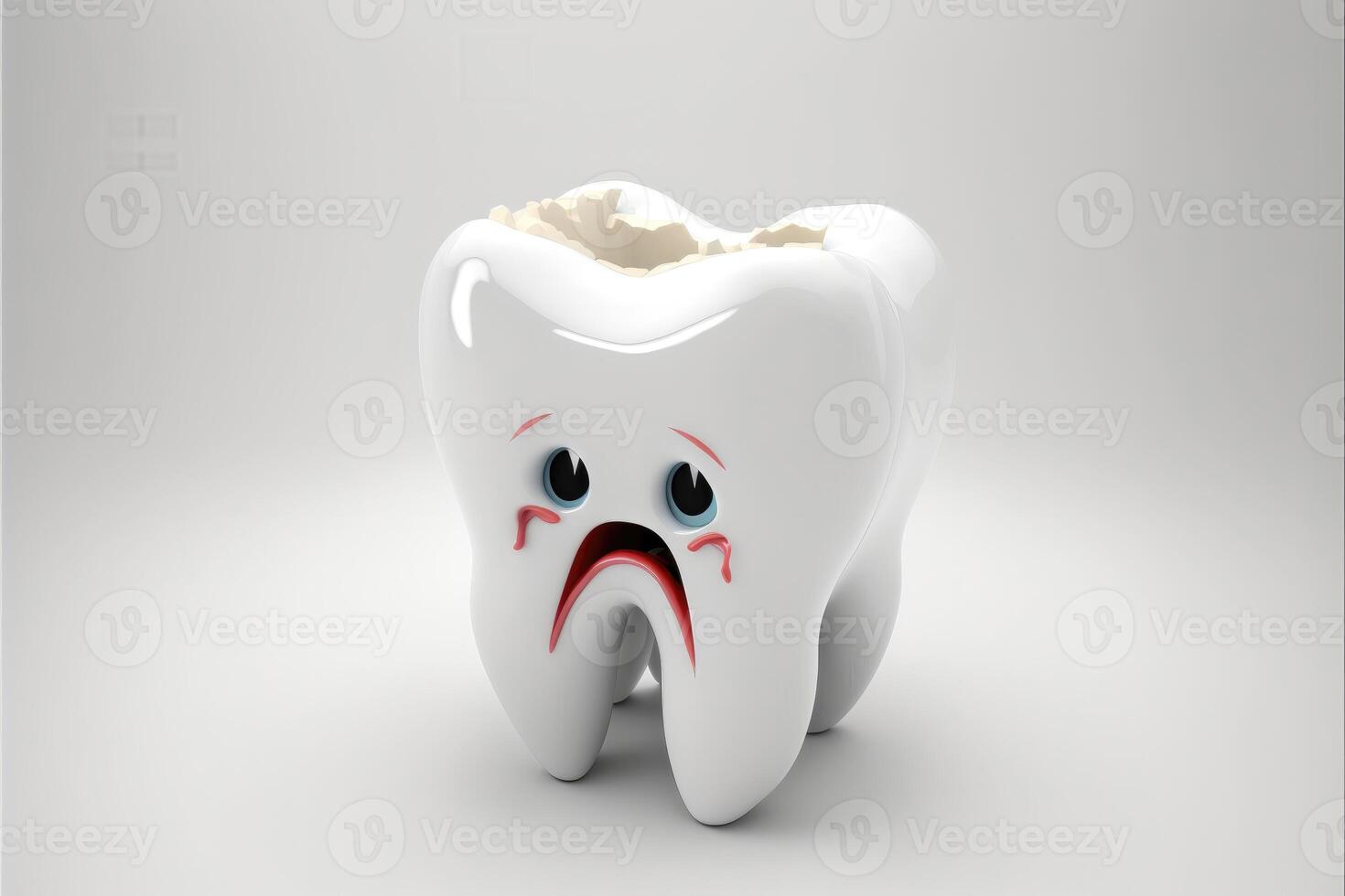 ai generado diente decadencia. boca y dientes salud concepto. varios dental enfermedades. diseño para bandera, diseñador, dental clínica o hospital. foto