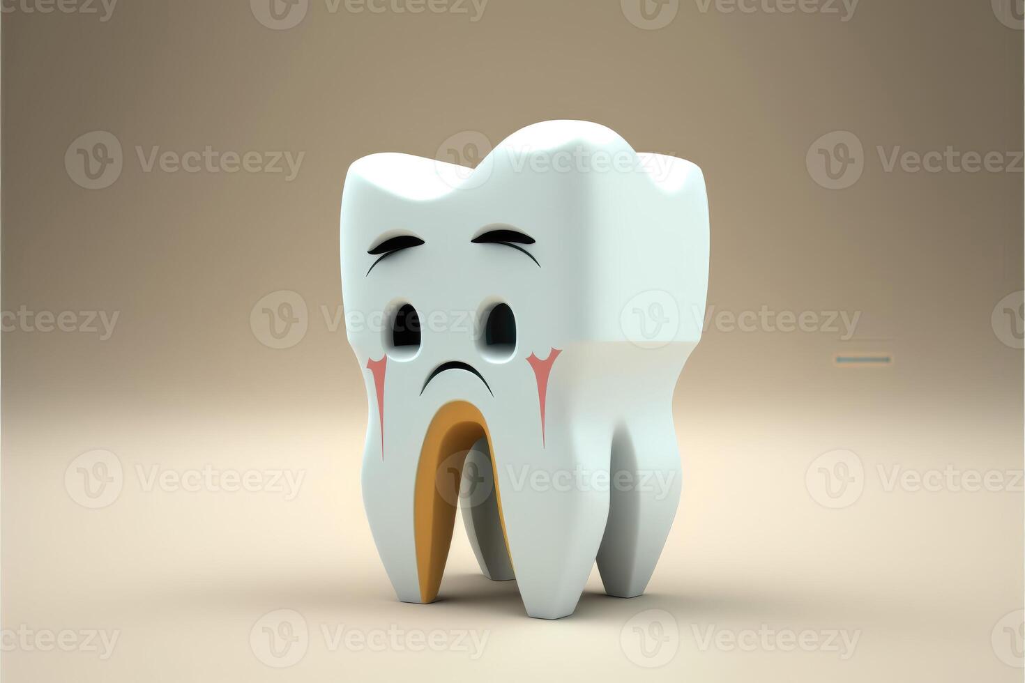 ai generado dolor de muelas. boca y dientes salud concepto. varios dental enfermedades. diseño para bandera, diseñador, dental clínica o hospital. foto