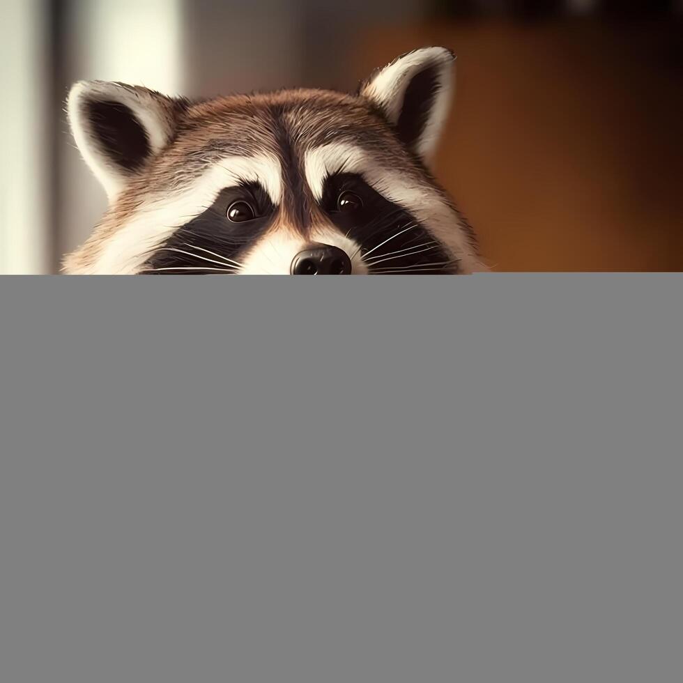 racoon businessman illustration photo