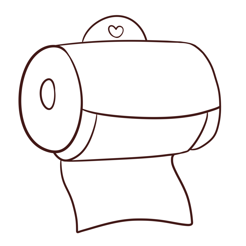 toilet paper cartoon doodle kawaii anime coloring page cute illustration drawing clip art character chibi manga comic png