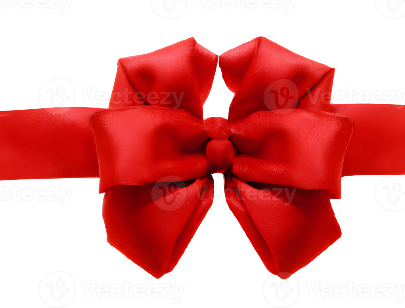 close up of red ribbon bow png