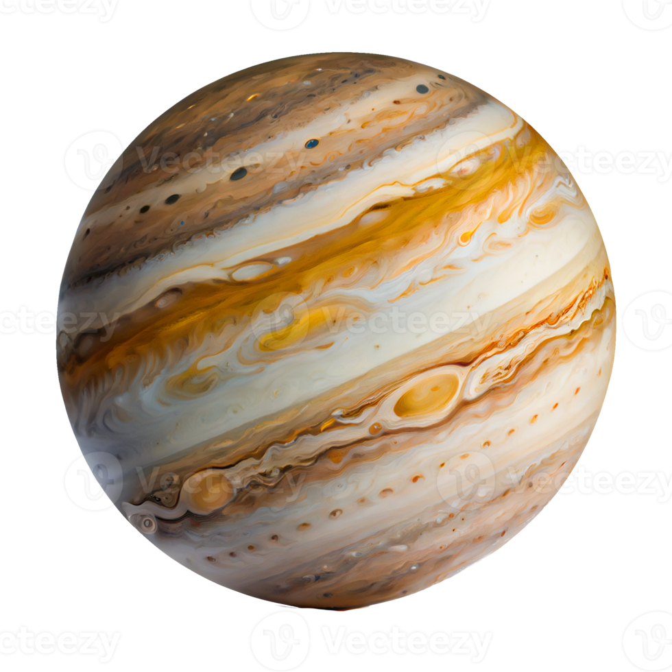 Jupiter on a transparent background png