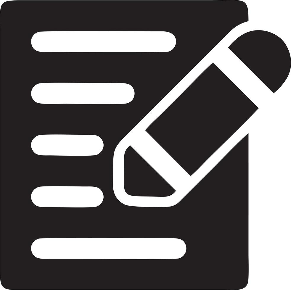 writing pen icon symbol in white background. Illustration of the sign pencil symbol vector image. EPS 10.