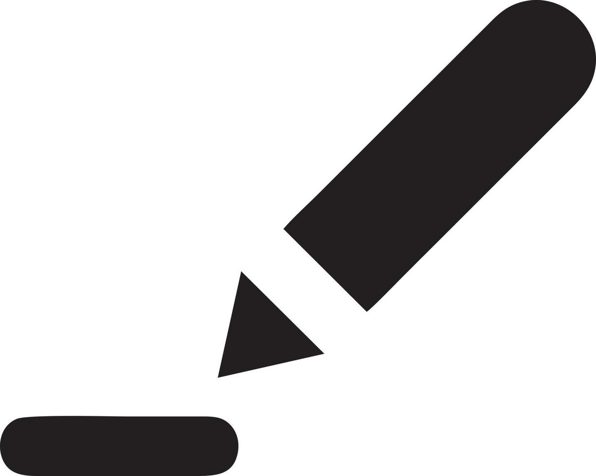 writing pen icon symbol in white background. Illustration of the sign pencil symbol vector image. EPS 10.
